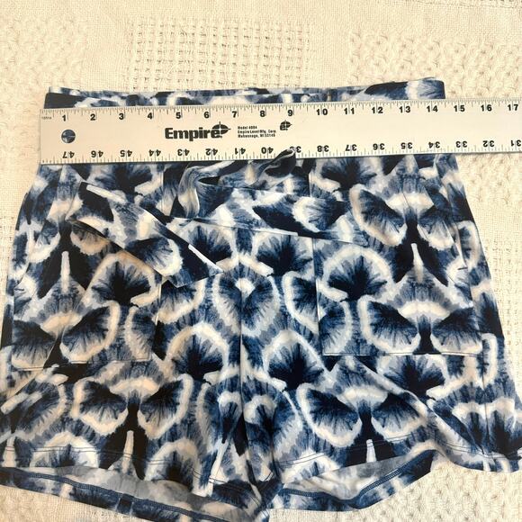 WHBM XS high rise belted tie front Matte jersey stretch pull on shorts SH2 2747 - Picture 3 of 8